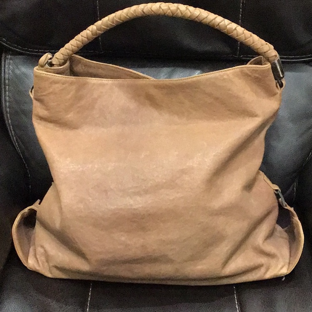 CC Skye Tan Leather XL Tote Bag